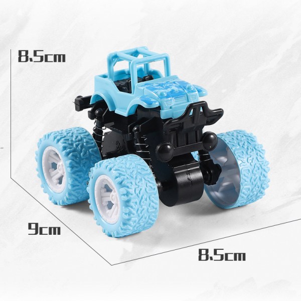 InertInertia 4WD terrängfordon - Leksaksbilar för pojkar - Terrängbilsleksaker ia 4WD terrängfordon - Modellbilar för pojkar - Terrängbilsleksaker Light blue