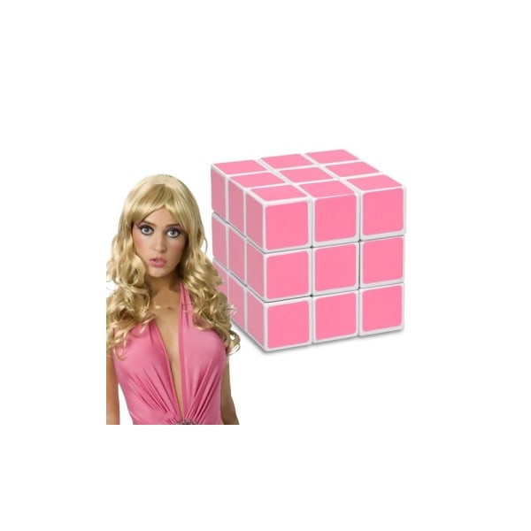 Rosa magic kub för blondiner magic pussel