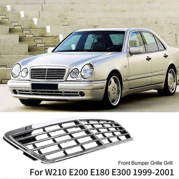 Bil Frontfanger Grill For W210 E200 E180 E300 1999-2001 Black