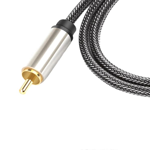 Stereo Lydkabel RCA Hann til Hann 0.5m