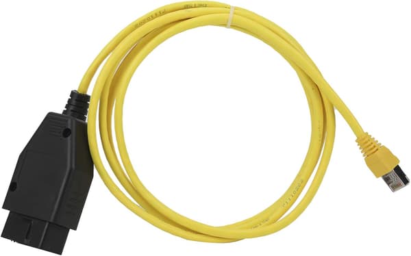{YM}Ethernet to OBD Cable, OBD2 Cable Ethernet to OBD Cable ENET Interface Data Coding Diagnostic Tool Suitable Compatible with F/1/3/5/7 Series