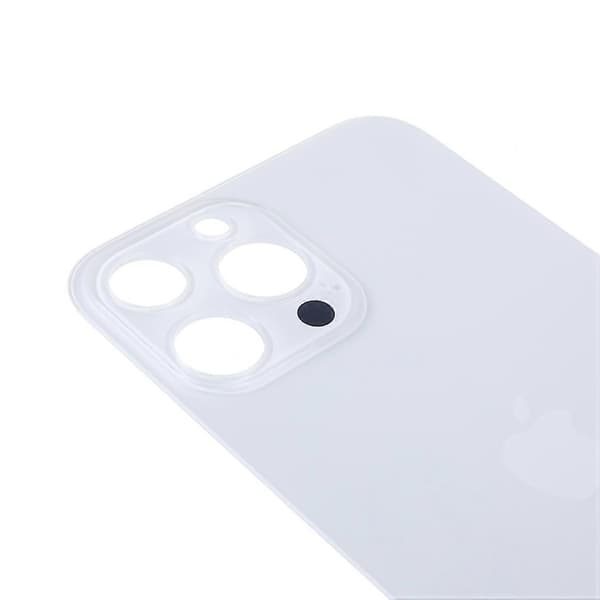 Batterideksel for iPhone 13 Pro Max 6,7 tommer, reservedel (standardversjon med kameraringhull) White White