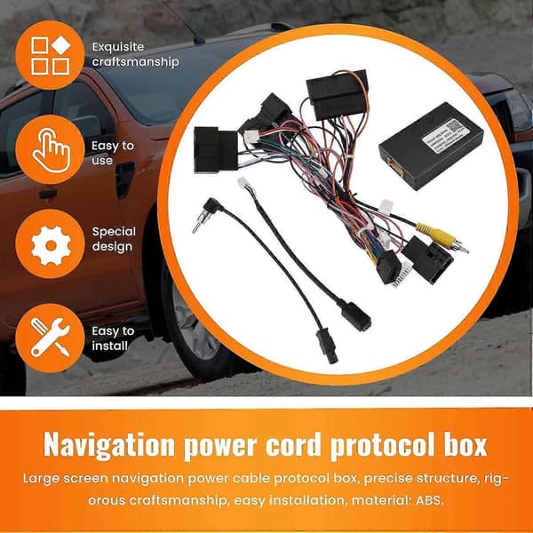 Bilradio Kabel Android Hovedenhet Strøm Ledningsnett Socket Connector med CANBus for Ford Ranger