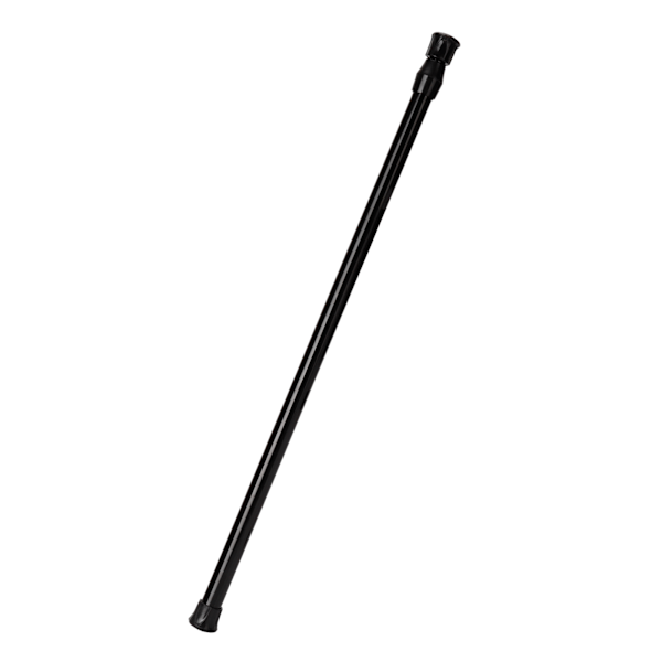 Teleskopisk gardinstång med fjäder för kök, badrum, garderobsutrustning 55‑90cm