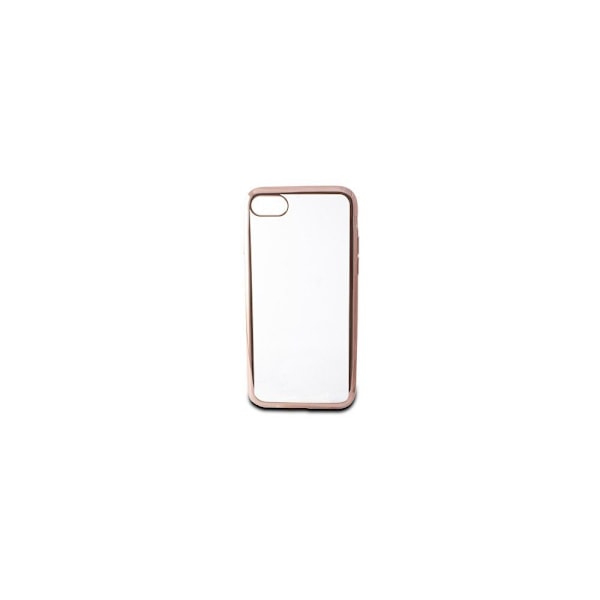 Skyddsfodral kompatibelt med Iphone 7/8 Flex Metall TPU Transparent Roséguld Metallic