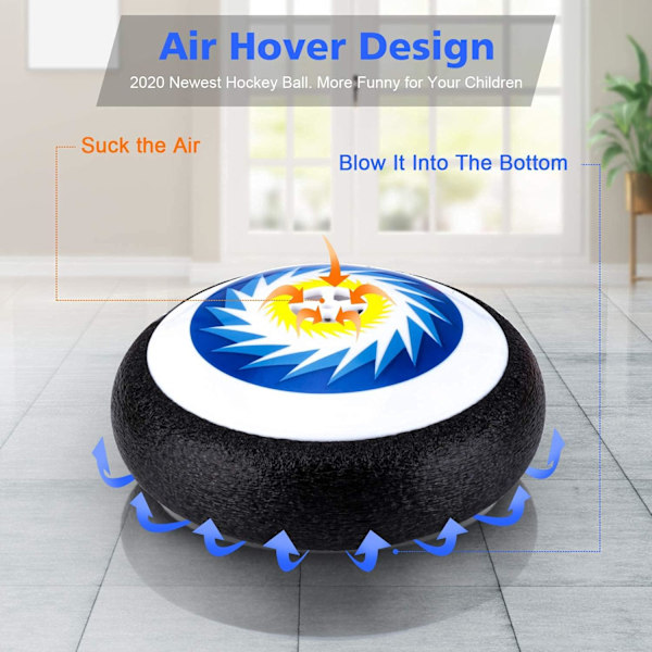 Air Hockey Set med Puck för Barnleksaker, Air Hockeyspel