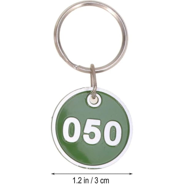 150 siffror Nyckelring Nummer Taggar Skåp Gym Nyckelringar Graverade nummer  med nyckelringar Nyckelring Aluminium siffror Tag Green b260 | Green |  Fyndiq