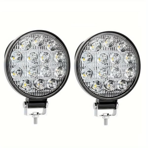 LED-pyöreät valopalkit, 11,43 cm, 2 kpl 2pcs
