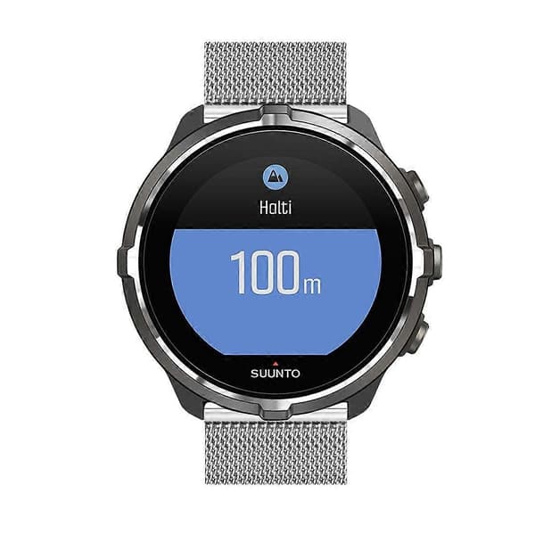 Suunto 9 Milanese Nice -soljen kellon ranneke Silver