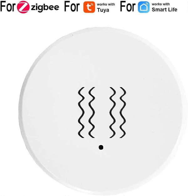 Bevægelsessensor Vibrationssensor Hældningssensor Vibrationsalarm til Tuya til Zigbee Smart Vibrationssensor Hældningssensor