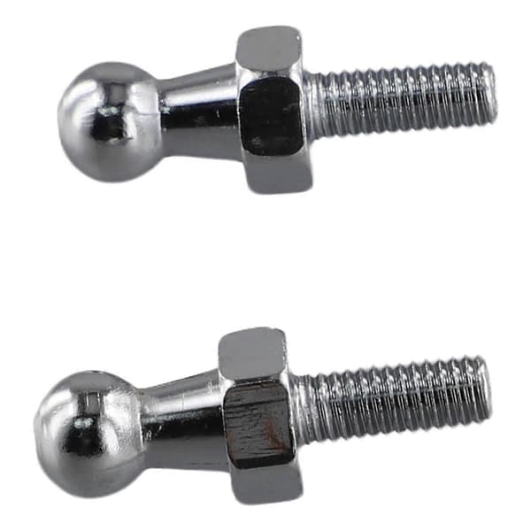 2x 10mm KULEBOLT for Gassfjærer Kuleformet Bolt Panser M6