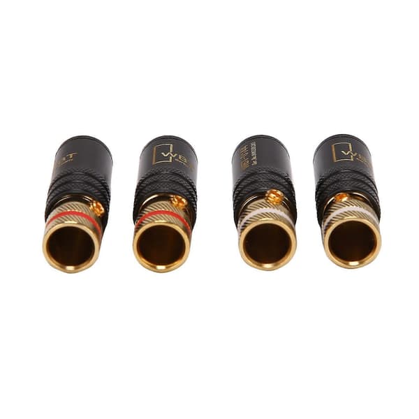 4 stk. Rca Låseplugger Audio Videokontakter