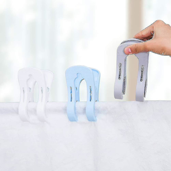 Clip Functal Quilt Clip Sklisikre Klesklyper Strandhåndkleklemmer (4 stk,, )