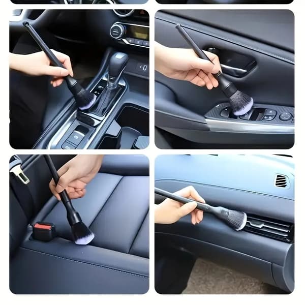 1 st bil interiör detaljborste, dammsugarborste för hemstädning 1 stk