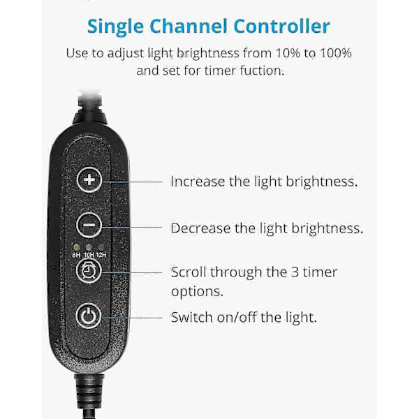 Akvarieljustimer och dimmer - Enkel programmerbar fiskbehållarkontroller