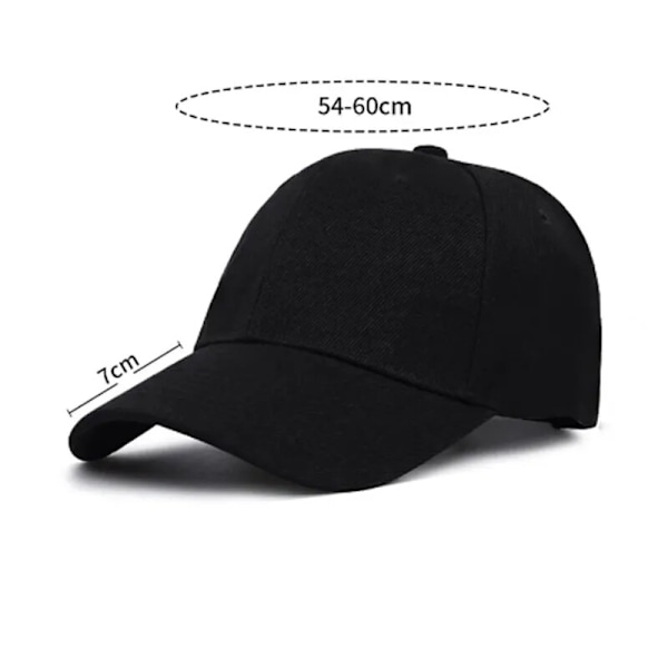 Unisex Lippalakki Yksivärinen Kaareva Aurinkolippa Ulkoiluun Pölytiivis Baseball-lippis Muodikas Säädettävä Vapaa-ajan Lippis Miehille Naisille Light Blue One Size