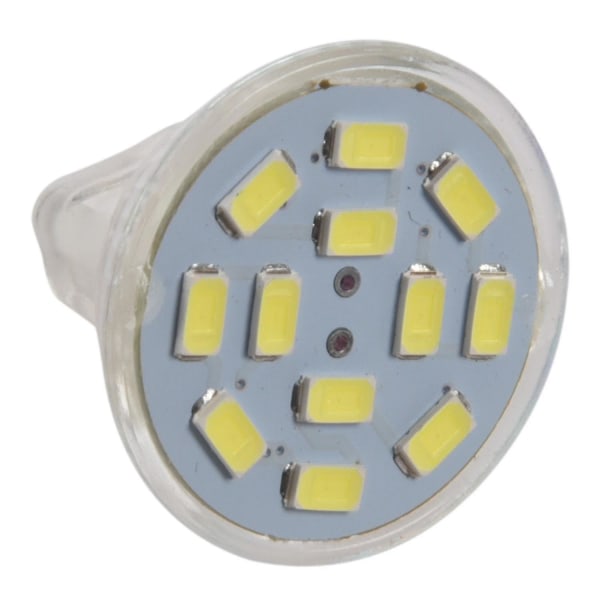 6w Gu4(mr11) Led Spotlight Mr11 12 Smd 5730 570 Dc 12v, Vit