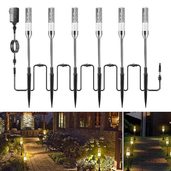 Lavvolt landskapslys kan forlenges til LED-stiblys, landskapsbelysning 12 volt