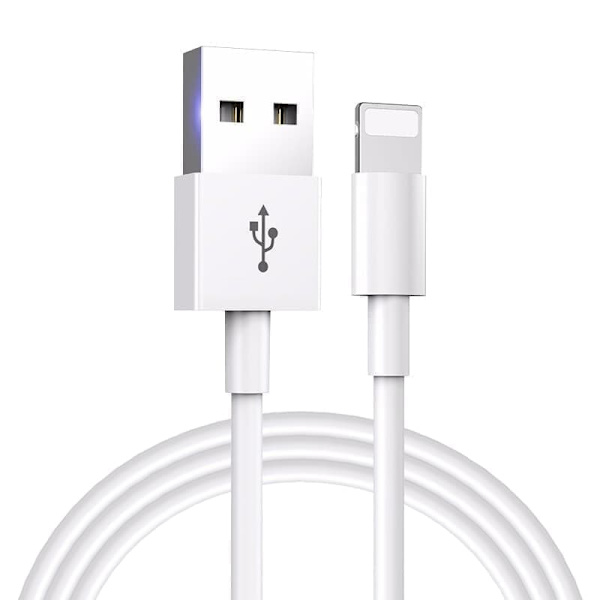 2-pack iPhone Laddare - 3 METER - Laddnings- & Synkroniseringskabel