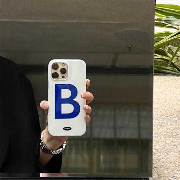 Skal för iPhone13Pro Enkelt storstil kreativt mobiltelefon mjukt skal