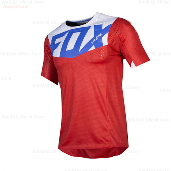 2023 Raudax Herr Downhill Tröjor MTB Cykeltröjor Offroad DH Motorcykeltröja Motocross Sportkläder Cykelkläder Cykelkläder 3 4XL