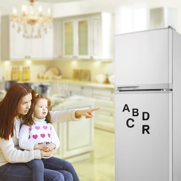 {YM}Magnetic Letters - 124 Piece Fun Alphabet Set Refrigerator Magnets Educational