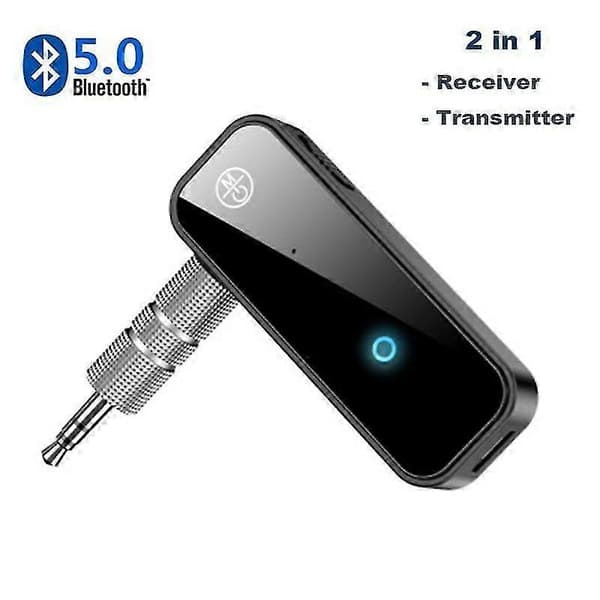 Bluetooth 5.0 AUX Adapter til Bilmusik 3.5mm Jack A2DP