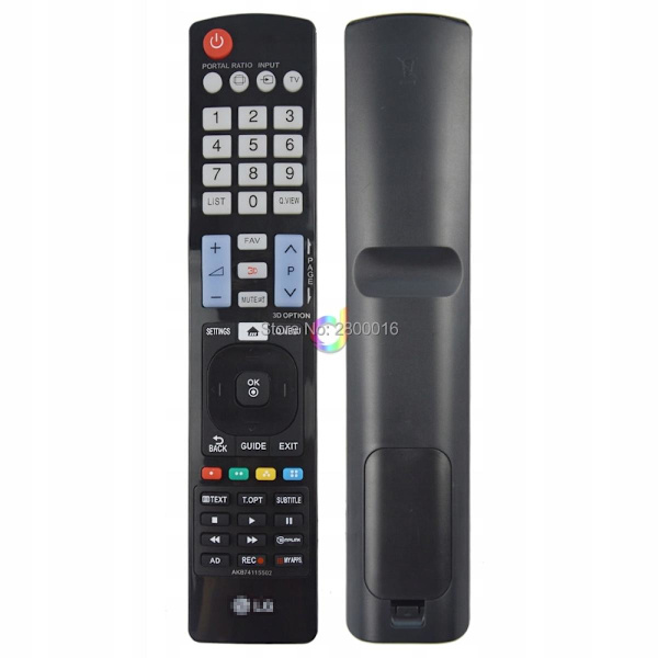 Universal erstatningsfjernbetjening Kompatibel med LG TV 47LD458 47LD465 47LD650N 47LD750N