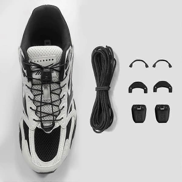 INF Salomon Quicklace Skosnören Black M