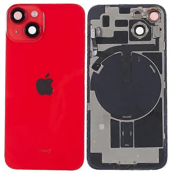 For iPhone 14 OEM Demontering Batterideksel Erstatningsdel Red Red