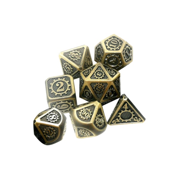 Set med 7 DrackonScalesForDicesDndPathfinderRpg Brädspels Tärningar05