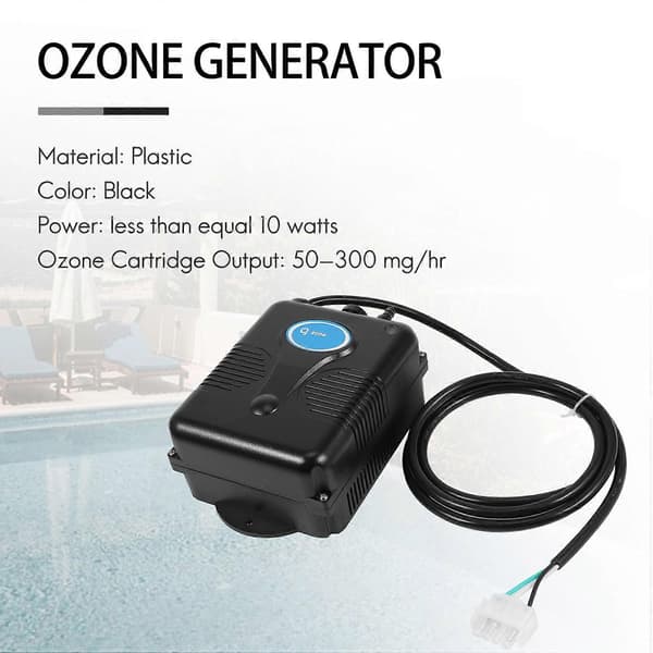 220V 300Mg/H Generator Badkar Dusch SPA Pool black