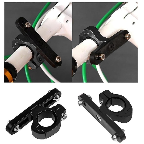 2 st Flaskhållare Sadelstolpe Flaskfäste Cykel Vattenflaskhållare Adapter Styre Vattenkoppshållare Rack Fäste Klämma