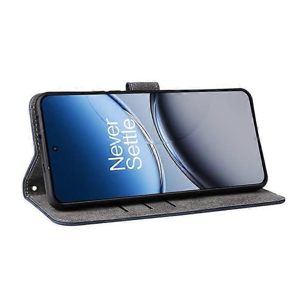 Kompatibelt OnePlus Nord 4 Plånboksfodral RFID PU Läderfodral Ställ Blue