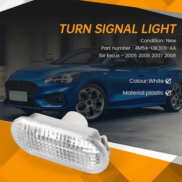Sidomarkeringsblinkers för bil, kompatibel med Focus 2 2005-2008