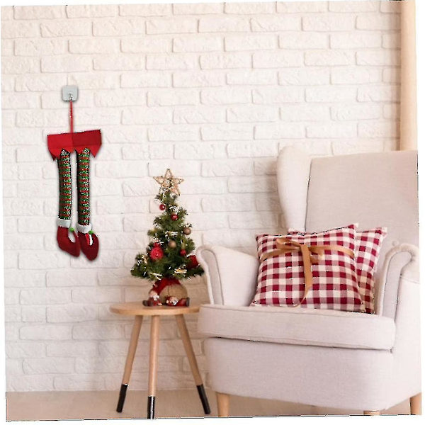 Tomteben Elf Ben Fyllda Ben Hängande Råtta Med Röda Skor För, hängande Elf Ben Ratred, 1st