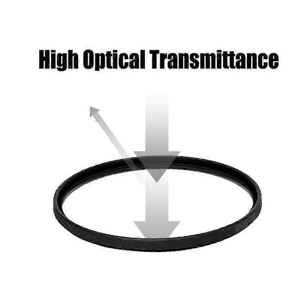 UV Filter 58mm Linsebeskyttelse til Kamera Filter 500D 1000D Black