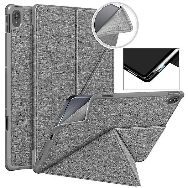 Magnetiskt fodral Kompatibelt med Samsung Galaxy Tab S7 S8 Plus S7 Fe Fodral Pennhållare Smart Vikbart Skydd Funda Para Kompatibelt med Galaxy Tab S7 Fodral Gray S8 11 inch