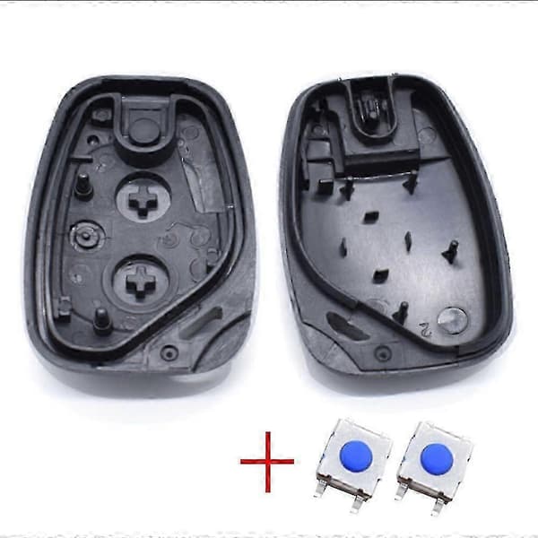 2 Knaps Pad Fjernbetjeningsnøgle Cover til Renault Master 2004 - 2009