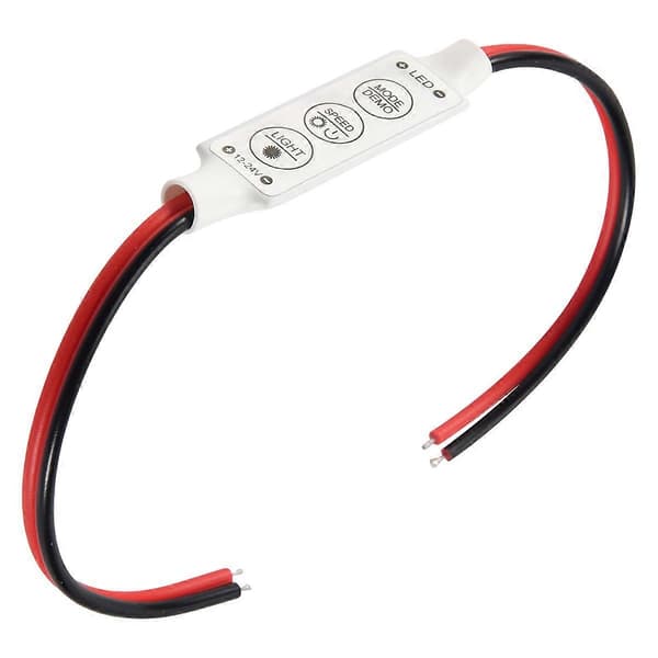 LED Dimmer 12A 12V-24V for LED Strips Monokrom Kontroller white