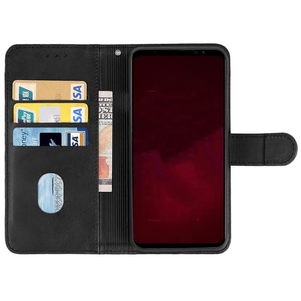 Asus ROG Phone 6 -puhelimen nahkainen suojakotelo Black