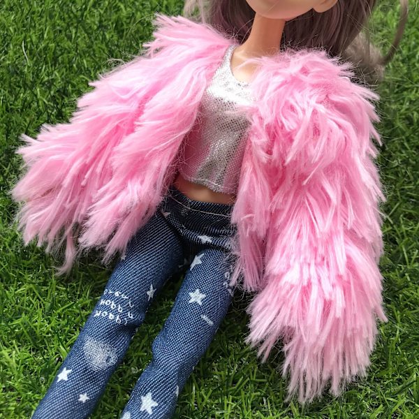 {YM}13 stycken 30cm Barbie dockkläder Mode päls vinter O