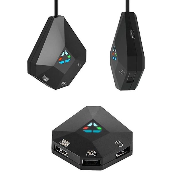 Hiiri- ja näppäimistömuunnin, USB-liitäntä, näppäimistö- ja hiirisovitin , PS3:lle, , , NS Switchille