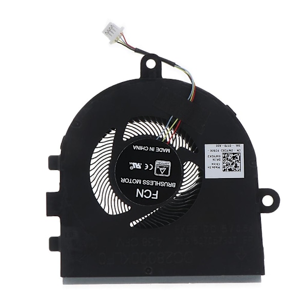 1 stk. Laptop CPU Køleventilator DC5V 0.5A 4-pin Radiator Til Dell Vostro 3480 3481