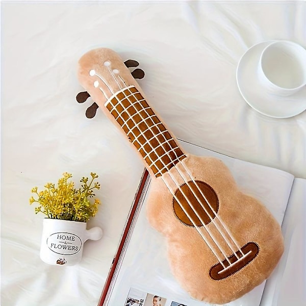 Blommor Katter Gitarrer Form Trasdockor Kuddar Barnleksaker Söta Flickor Presenter blue