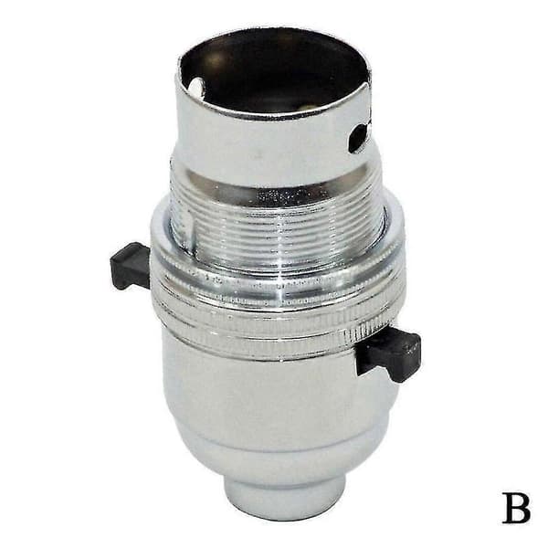Messing Bryter Lampe Lyspæreholder B22 Bajonettfatning I2q5