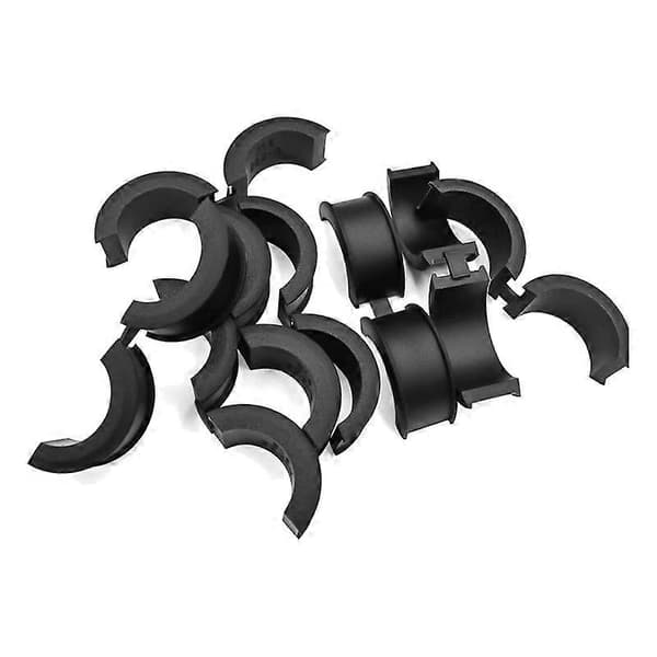 8 st Cykelstyre Silikonpackning 31,8 till 25,4/22,2 Styrepackning, Styrepackningsadapter B Black