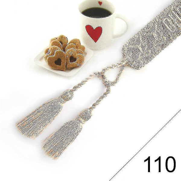 Justerbart handflätat armband med fransar-e 110