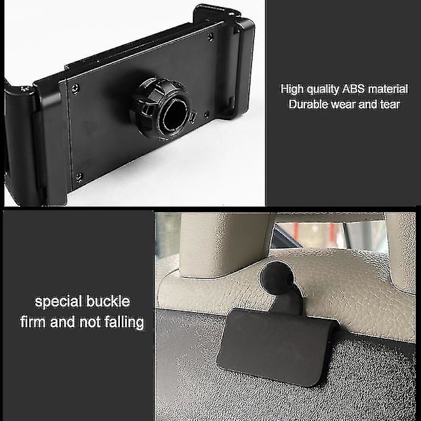 Set för Volvo Xc60 Xc90 S90 V90 S60 V60 V90cc V60cc Bil Baksäte Ipad Mobiltelefonhållare Fäste Tillbehör Delar