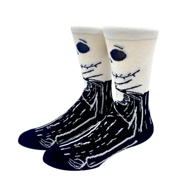 Mode Anime Herrstrumpor Stitch Långa Strumpor Knähöga Par Cosplay Strumpa Personlighet Hip Hop Harajuku Kvinnor Rolig Strumpa Storlek 37-45 KF-20 Size 36-45
